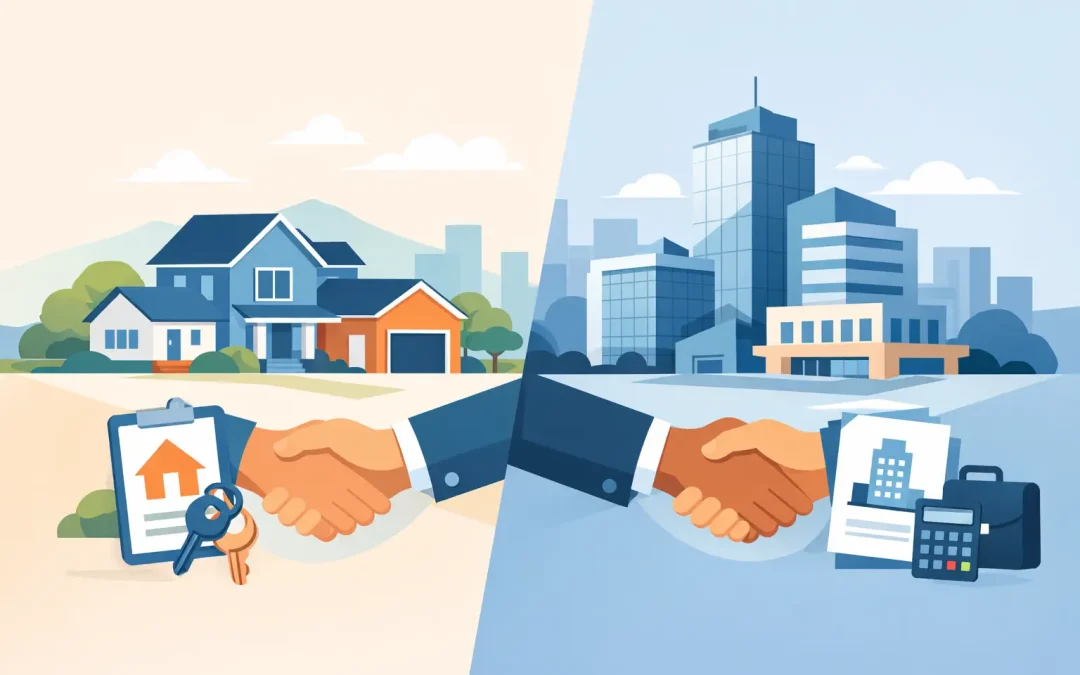 Residential vs Commercial Real Estate Transactions
